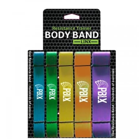 Pblx 20150 lbs Weight Body Bands Deluxe 5 Bands 70025